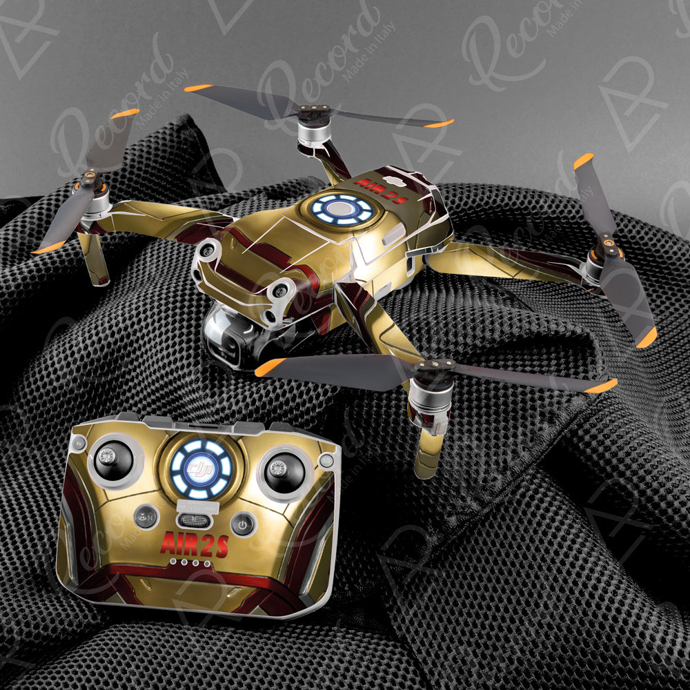 SKIN SERIE AIR 2 AIR 2S - IRONMAN - Andrea Pinotti Official