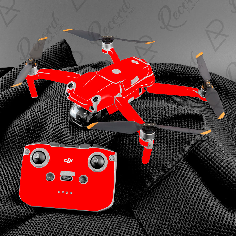 SKIN SERIE AIR 2 AIR 2S - ROSSO FLUO - Andrea Pinotti Official