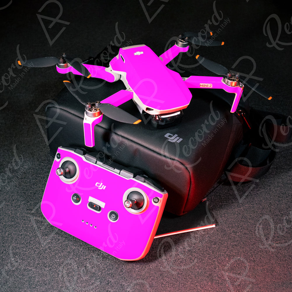 SKIN SERIE MAVIC MINI 1|2|3 PRO FUXIA FLUO - Andrea Pinotti Official