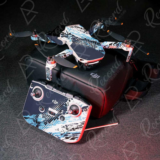 SKIN SERIE MAVIC MINI 1|2|3 PRO ABSTRACT BLU - Andrea Pinotti Official