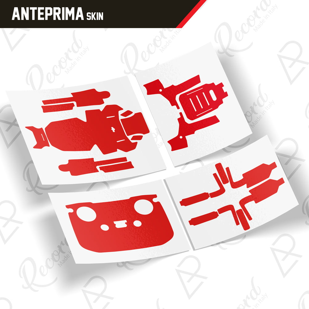 SKIN SERIE MAVIC MINI 1|2|3 PRO ROSSO FLUO - Andrea Pinotti Official