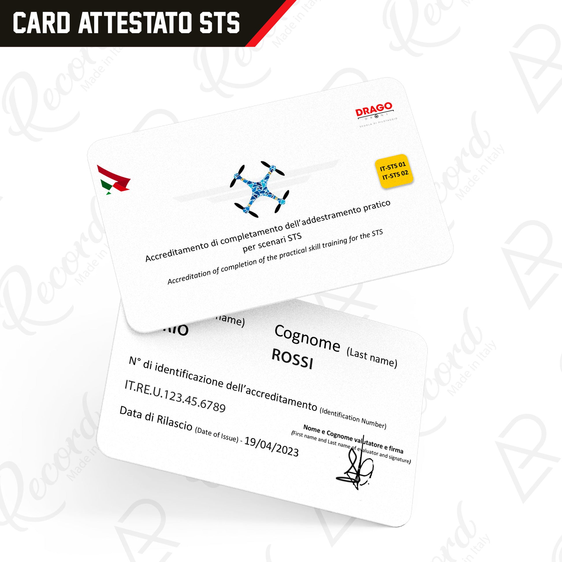 CARD ATTESTATO STS Drago - Andrea Pinotti Official