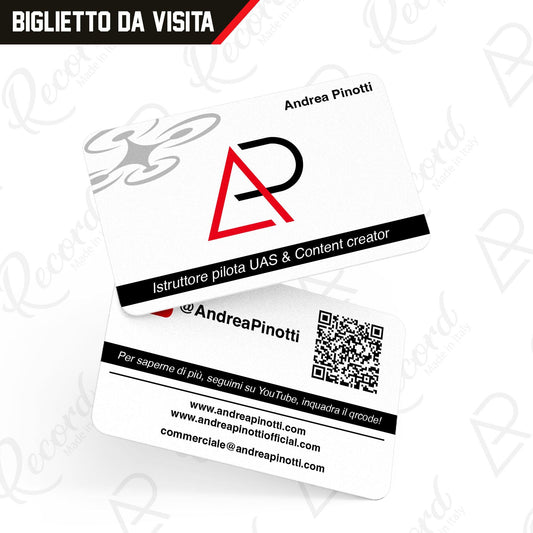 BIGLIETTO DA VISITA PERSONALIZZATO - Andrea Pinotti Official