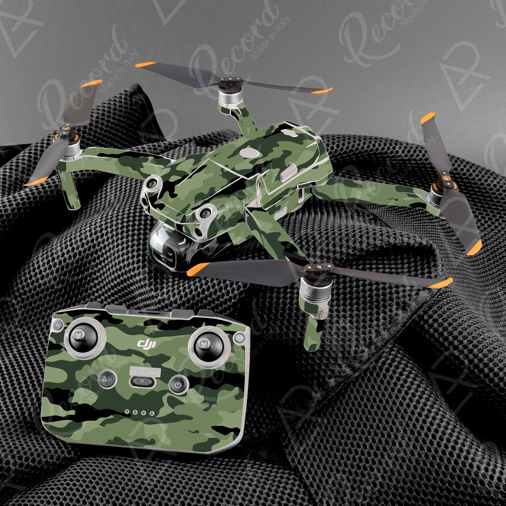 SKIN SERIE AIR 2 AIR 2S - MIMETICO VERDE - Andrea Pinotti Official