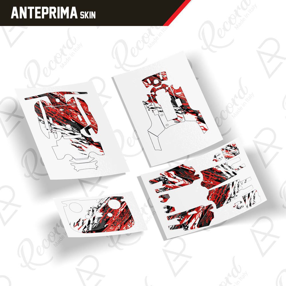 SKIN SERIE AIR 2 AIR 2S - ABSTRACT RED - Andrea Pinotti Official
